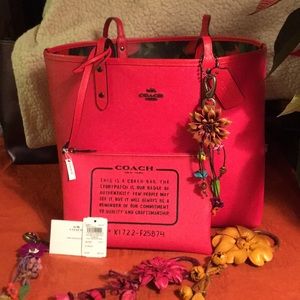 Coach Red Rose Purse